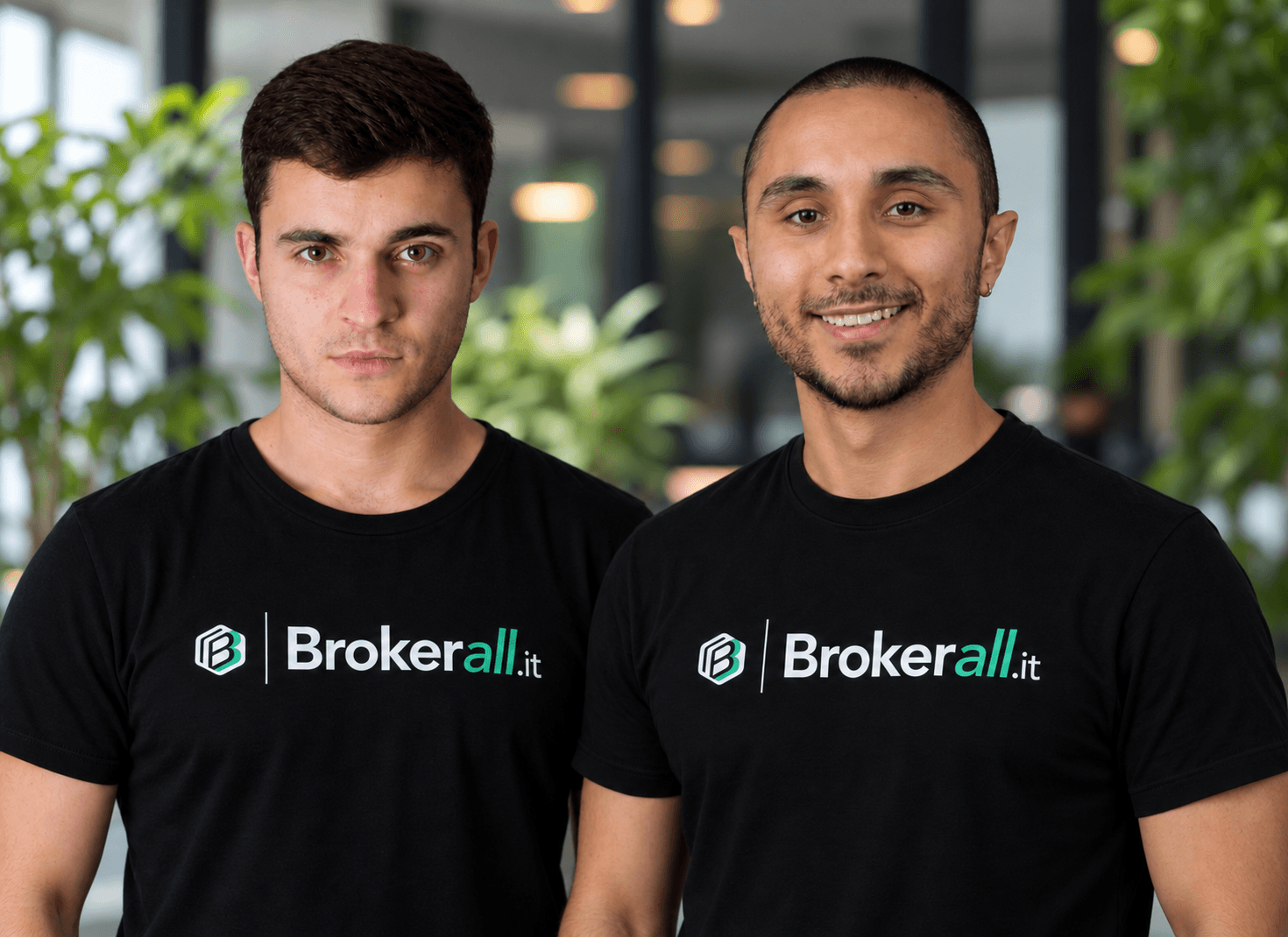 Samuele Candurra and Vittorio Di Rosa, Brokerall co-founders